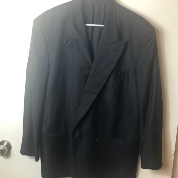 MISSONI UOMO Men's Dark Grey Wool Double breast - Picture 3 of 11